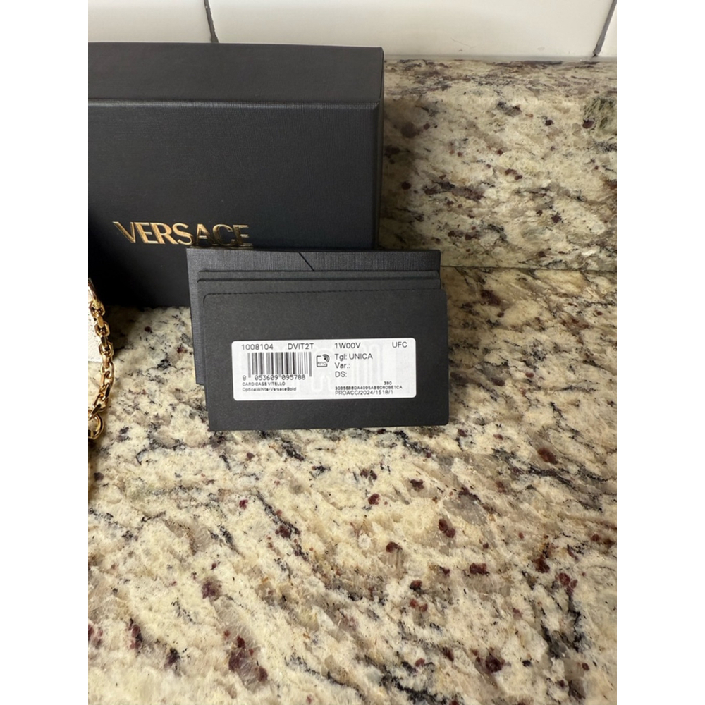 Women's Versace Card Holder Unica White - Picture 5 of 6